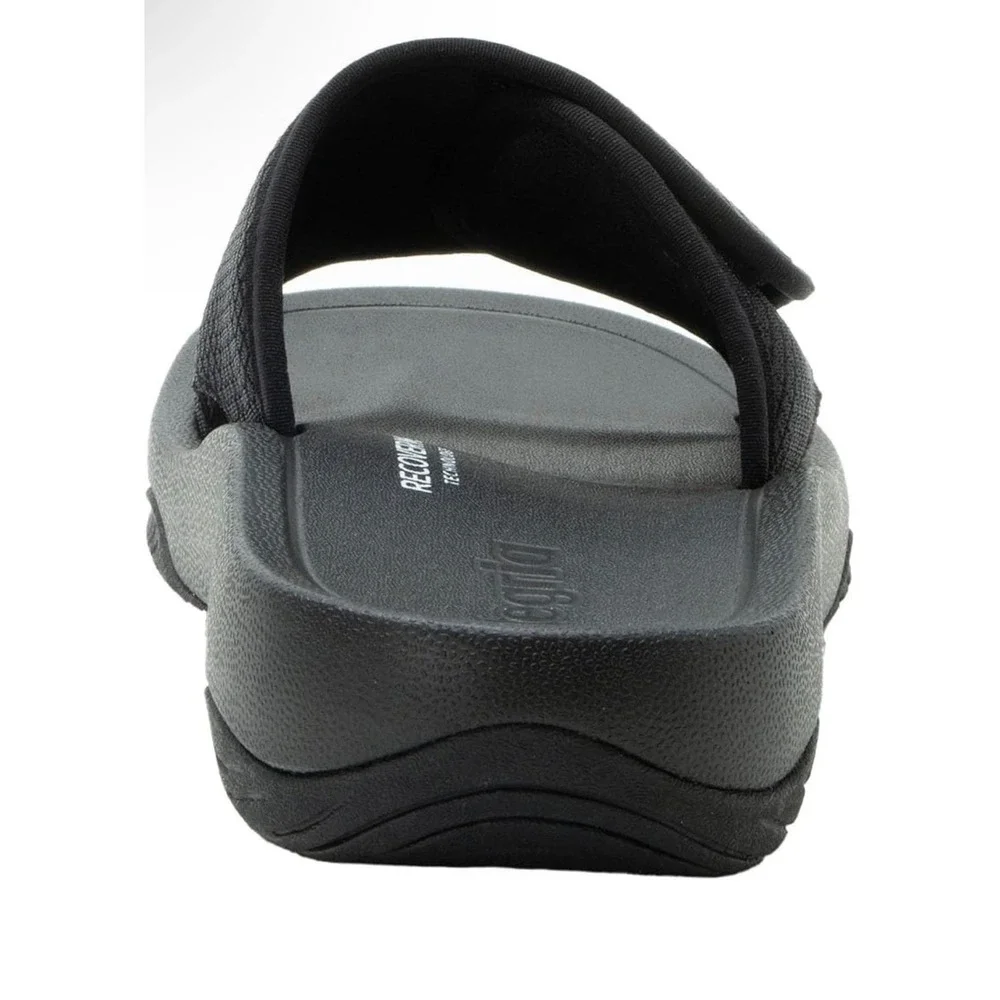 Alegria OVA8TION Raven Black RecoverMe Slide Sandals Women 6-6.5‎ OVA-6502 NEW